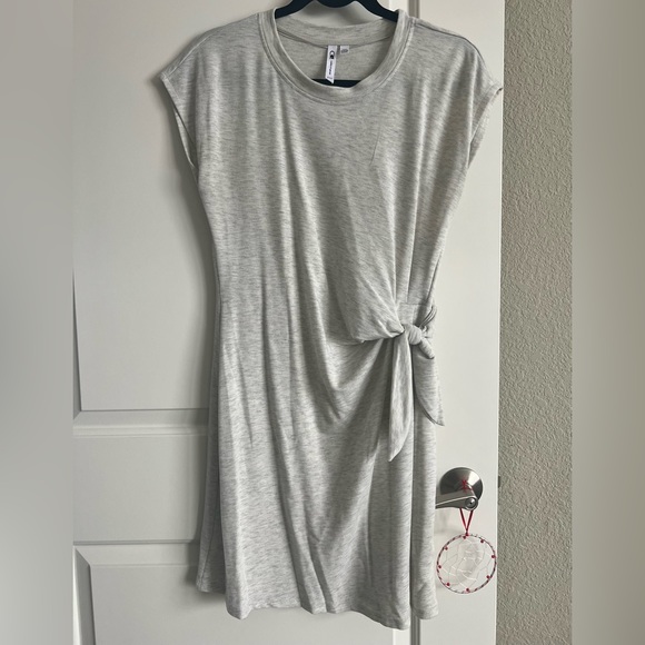 Tan T Shirt Dress - Picture 1 of 4
